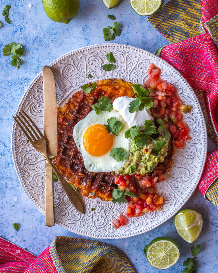 Mexican Cauliflower Waffles With Eggs Primal Wellness