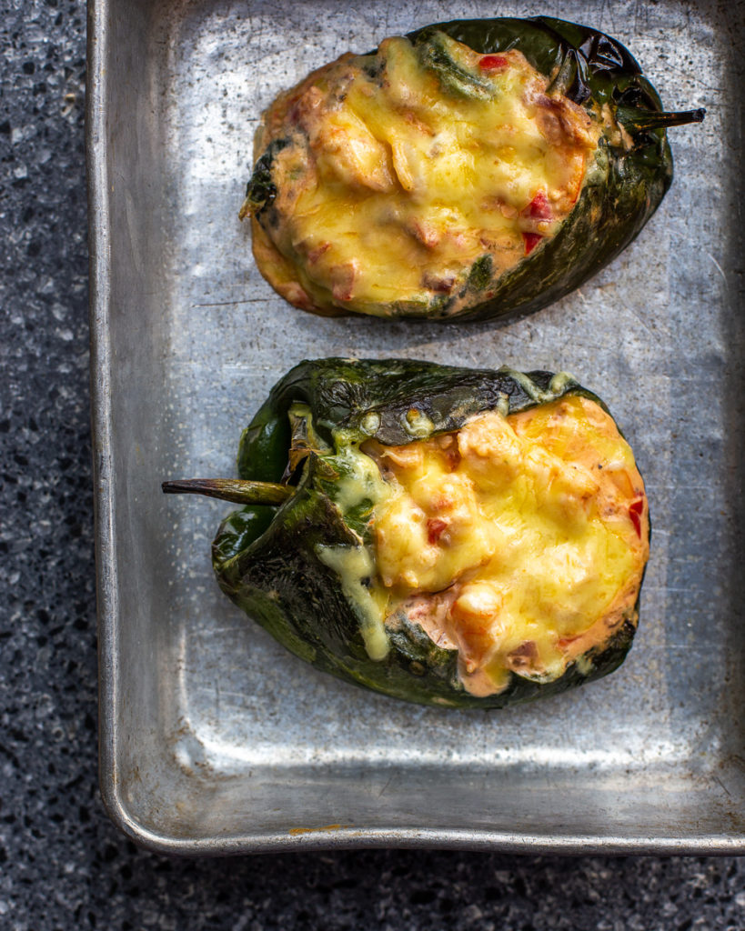 Shrimp Stuffed Poblanos Chiles Rellenos De Camarones Primal Wellness