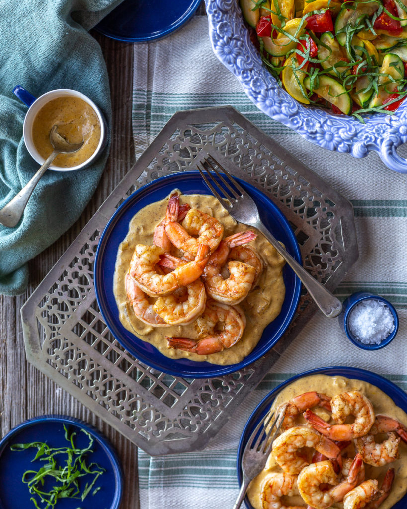 Easy Jumbo Shrimp Wrapped in Pancetta and Sage