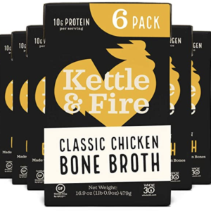 Chicken Bone Broth Soup by Kettle and Fire