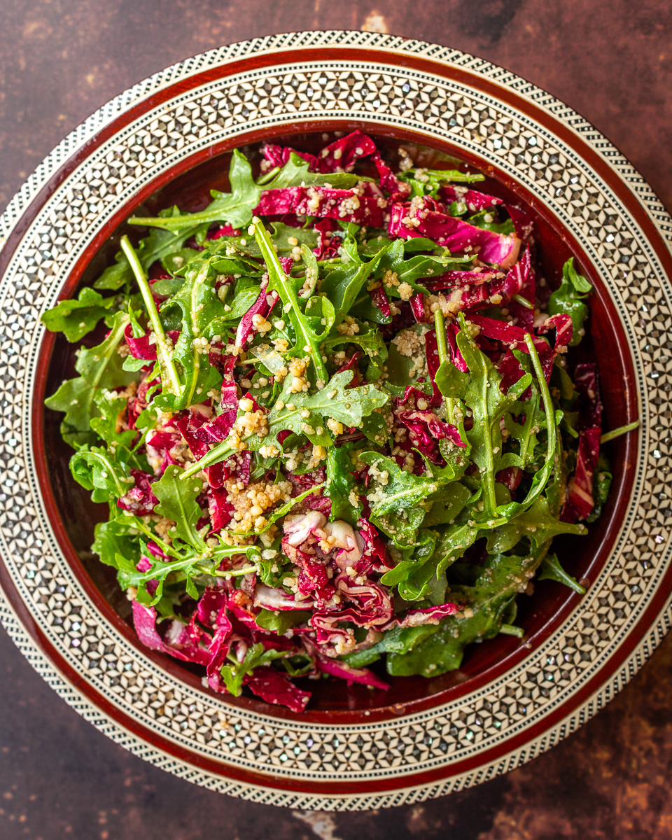 Arugula And Radicchio Salad With Parmesan And Balsamic – Primal Wellness