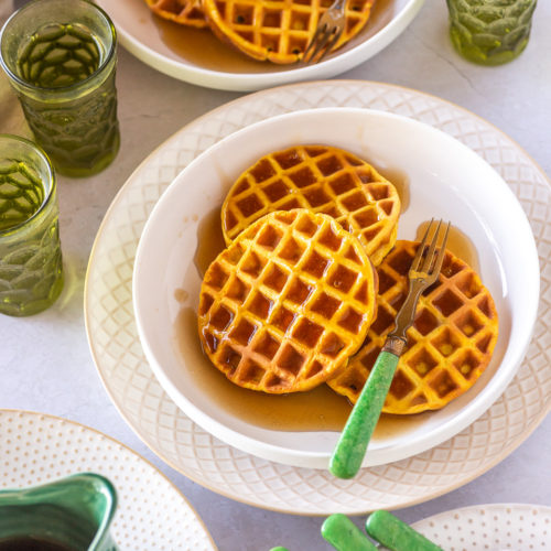 High Protein Pumpkin Waffles – Primal Wellness