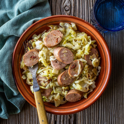 Fried Cabbage and Sausage – Primal Wellness