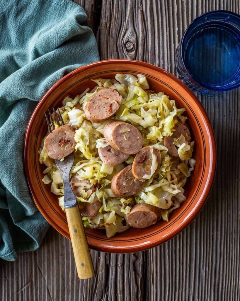 Fried Cabbage and Sausage – Primal Wellness