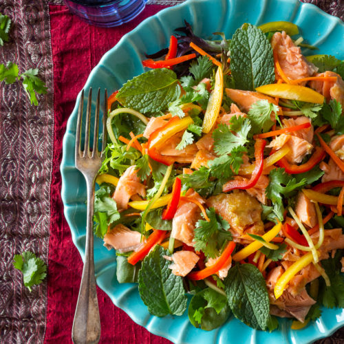 Vietnamese Lemongrass Salmon Salad – Primal Wellness