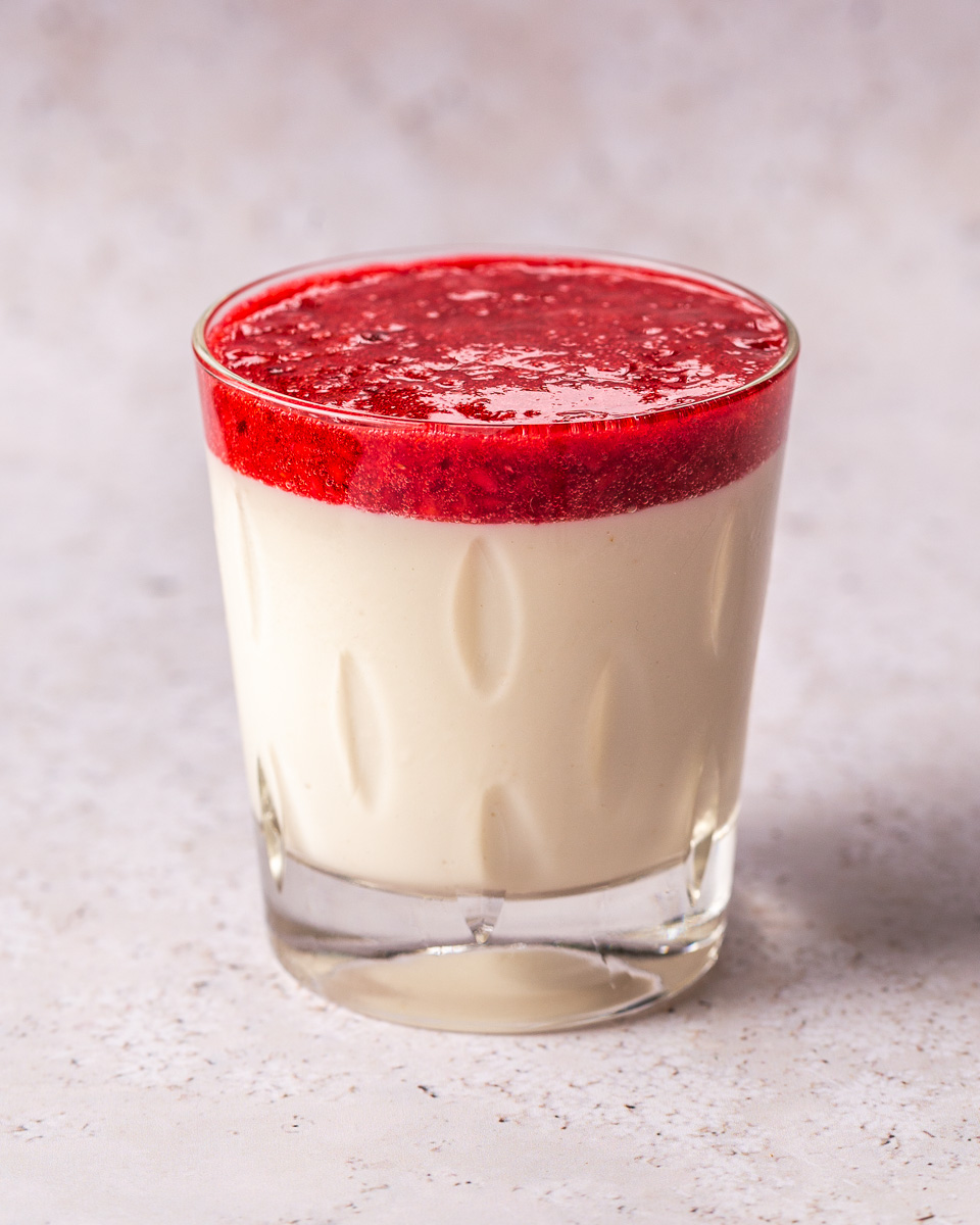 Low Fat and Dairy-Free Vanilla Pudding with Raspberry Jam – Primal Wellness