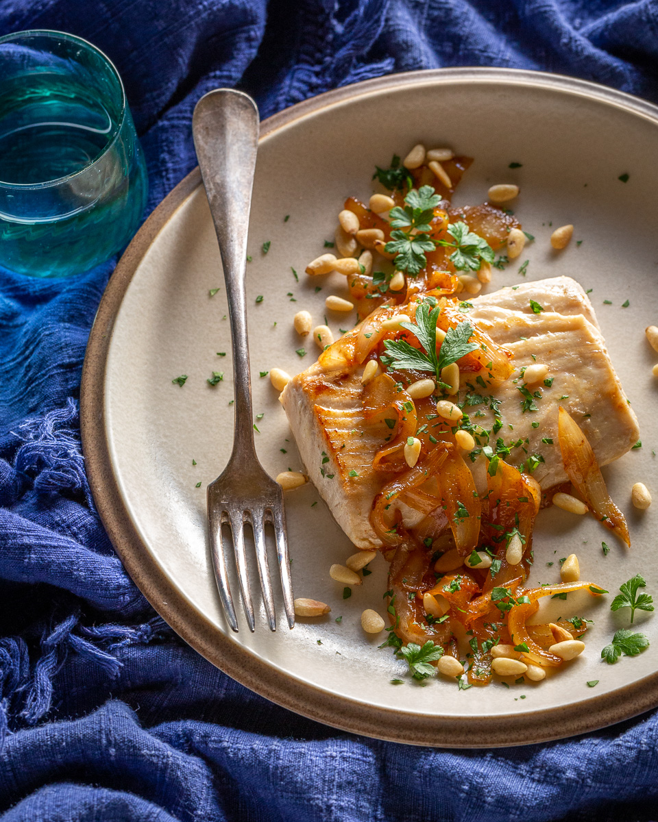 Pan seared store mahi mahi